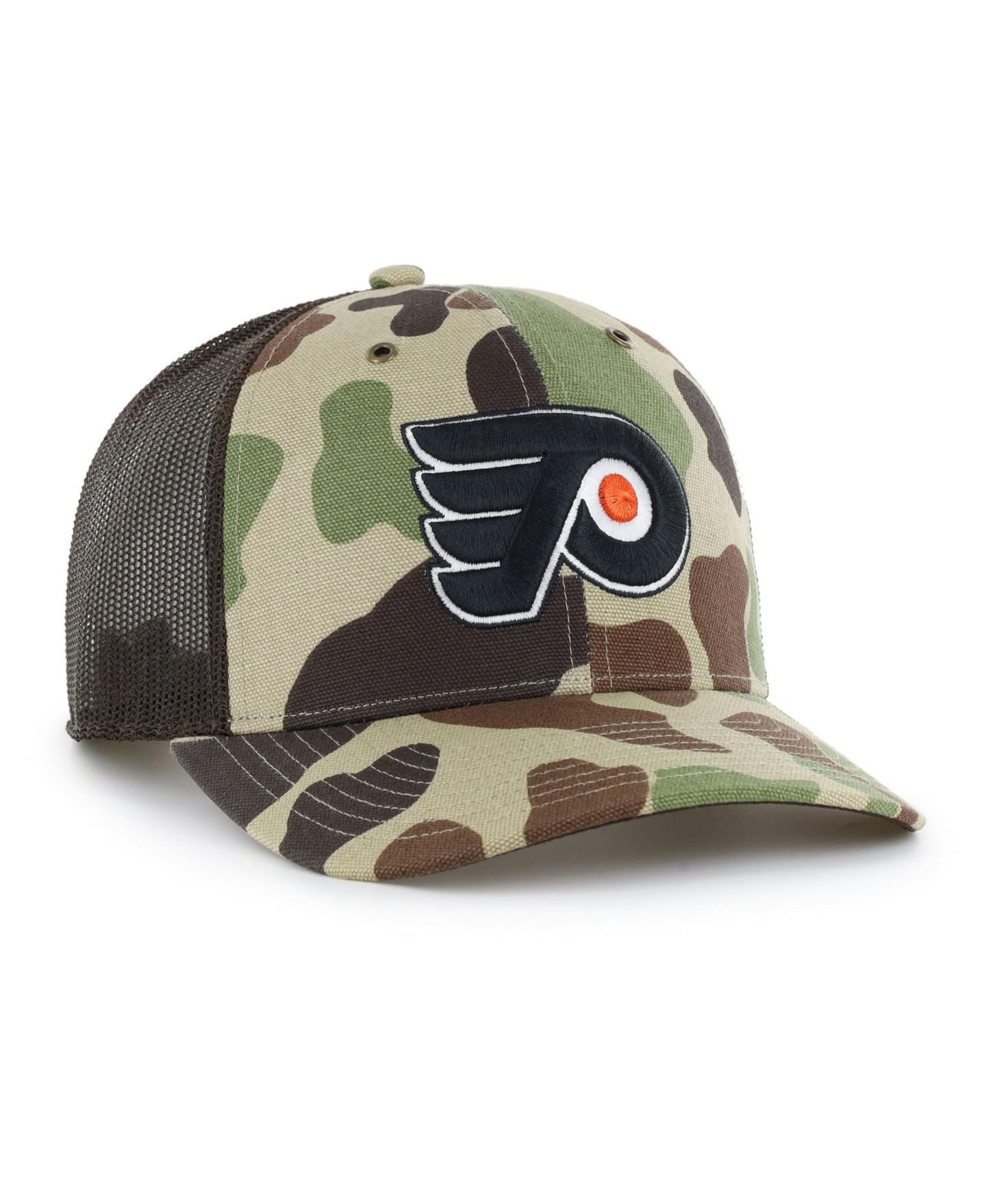 Мужская кепка '47 Brand Camo Philadelphia Flyers Duck Camo Trucker Hat — фото 3