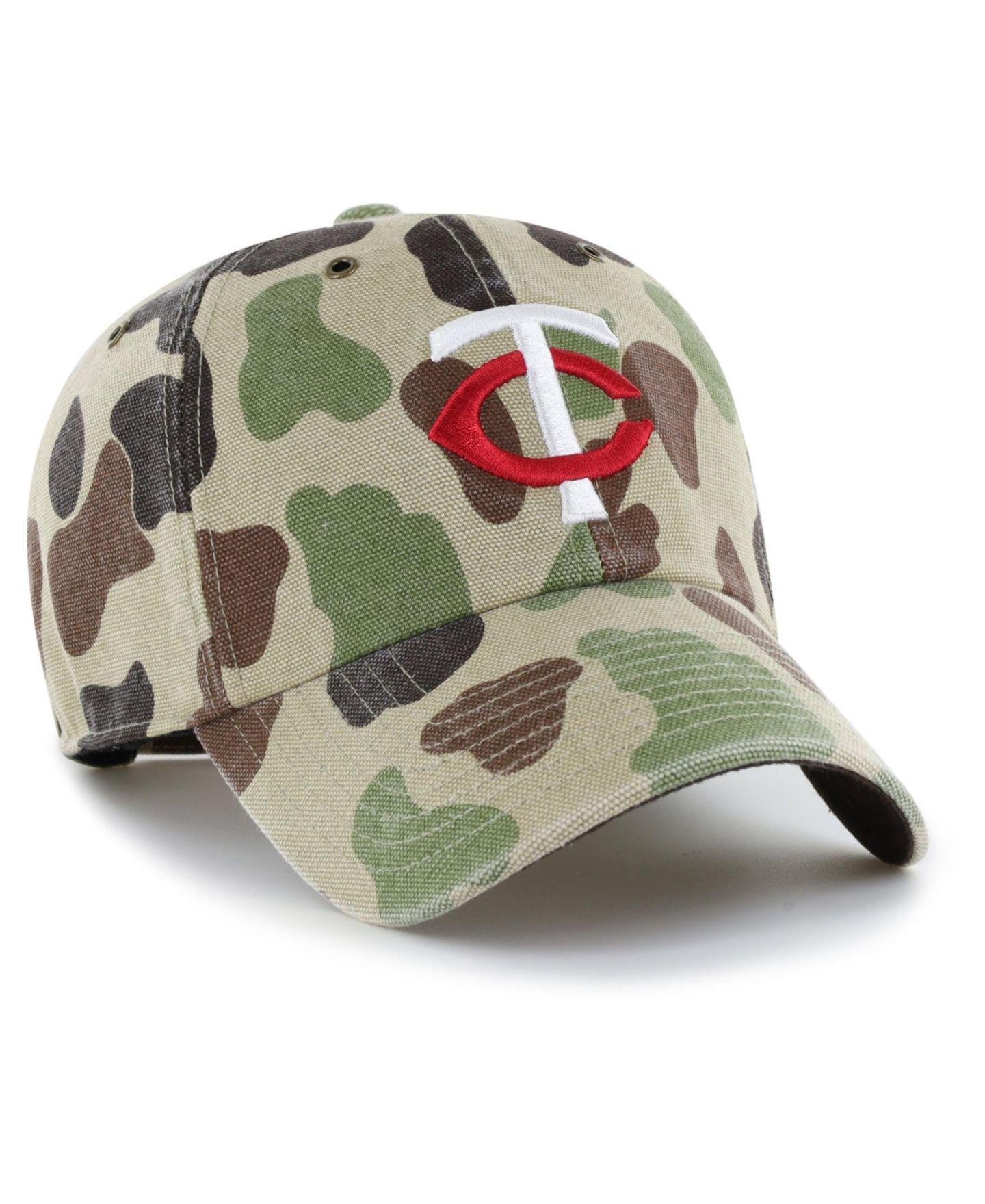 Мужская кепка '47 Brand Camo Minnesota Twins Duck Camo Clean Up Adjustable Hat — фото 2