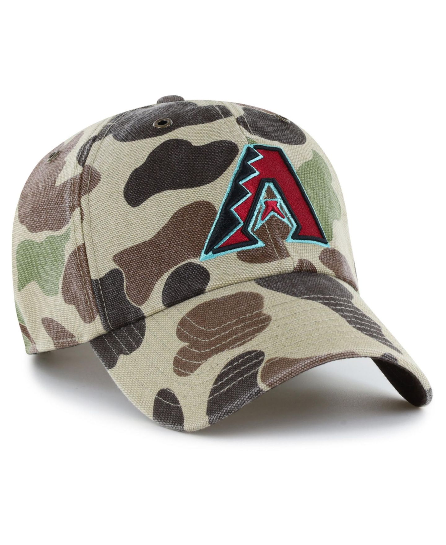 Мужская кепка '47 Brand Camo Arizona Diamondbacks Duck Camo Clean Up Adjustable Hat — фото 2