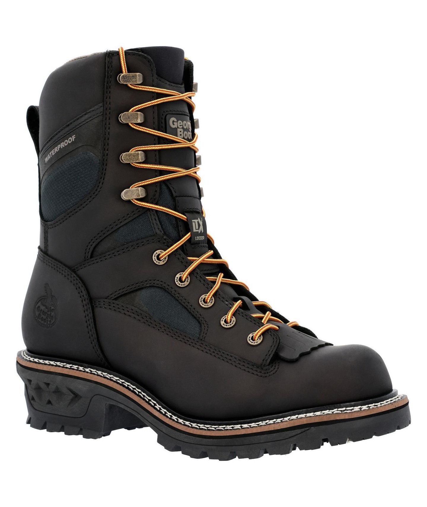 Мужские ботинки GEORGIA BOOT Ltx Logger Waterproof Black Work Boot, цвет: Чёрный — фото 4
