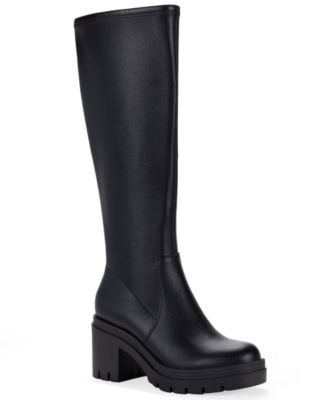 Women's Varvaara Block Heel Round Toe Tall Boots