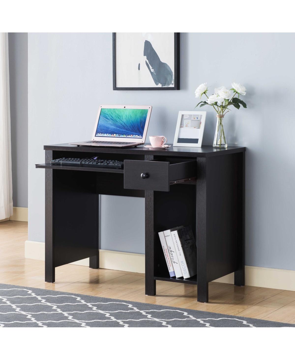 Streamdale Furniture 39" Compact Home Office Student Writing Desk with Drawer
