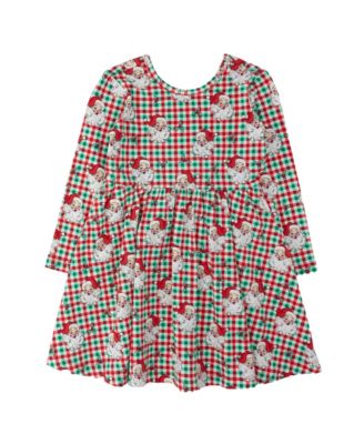 Baby Girls' Pretty Presents Knit Long-Sleeve Fit & Flare Dress