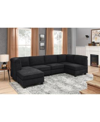 Polyester Upholstered Modular Sectional