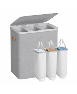 50.2 Gal Laundry Hamper with Lid and Carry Handles