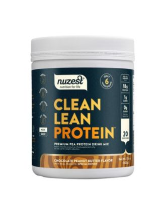 Clean Lean Protein Pea Protein Powder, Chocolate Peanut Butter, 20 Servings with 18g Protein, 1.1lb
