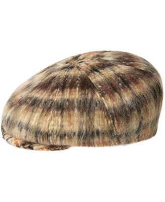 Gael Lined Wool-Poly Blend Newsboy Flat Cap
