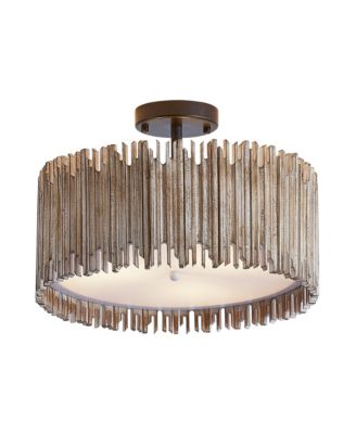  Light Farmhouse LED Ceiling Light for Kitchen, Hallway and Entryway