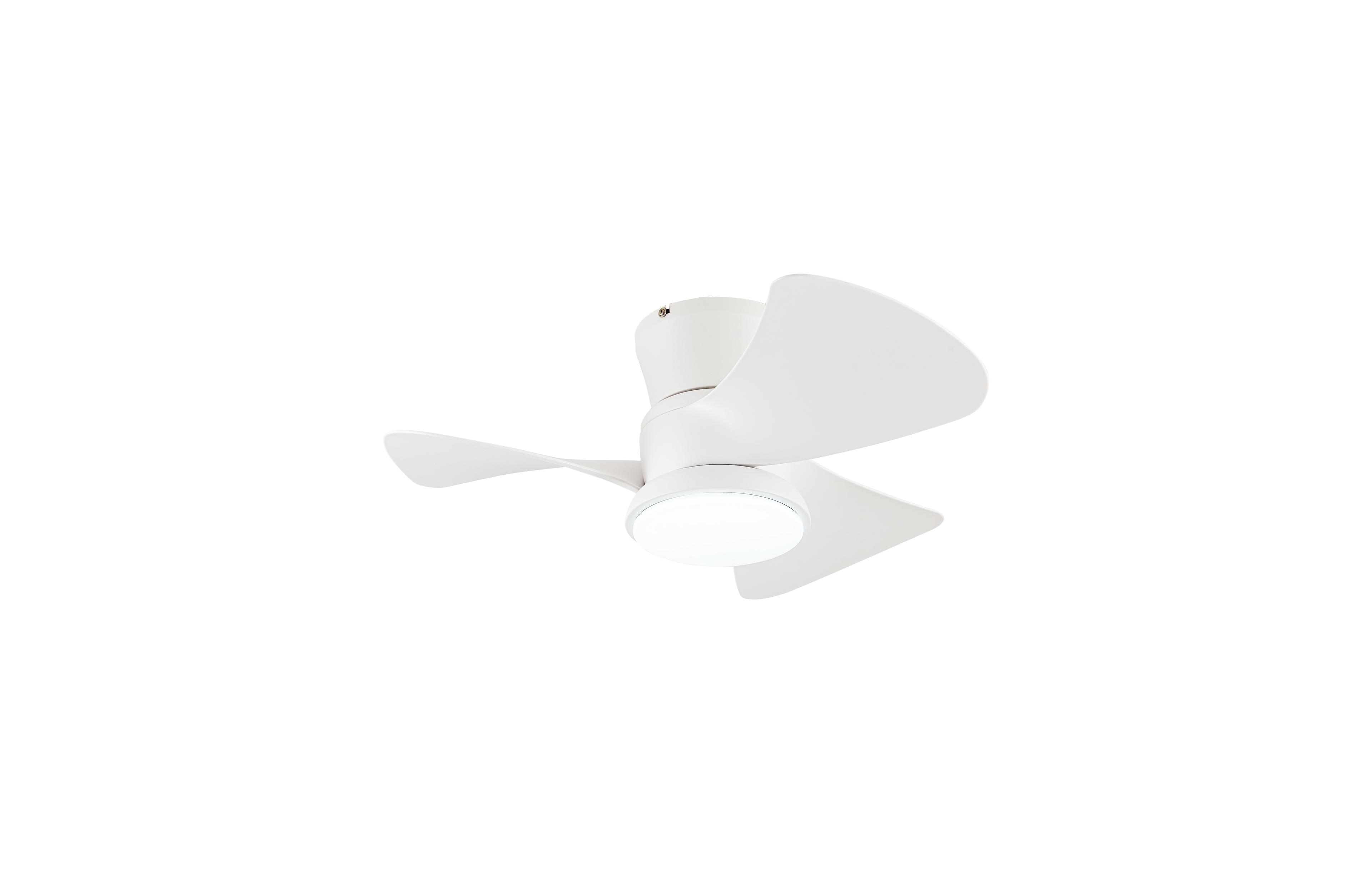 Parrot Uncle 31" Modern Propeller Flush Mount Ceiling Fan with Led Light and Remote
