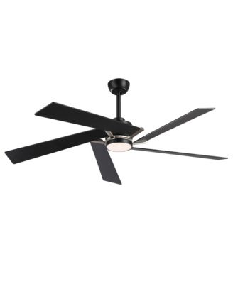 60" Modern Matte 5 Blades Ceiling Fan with Remote