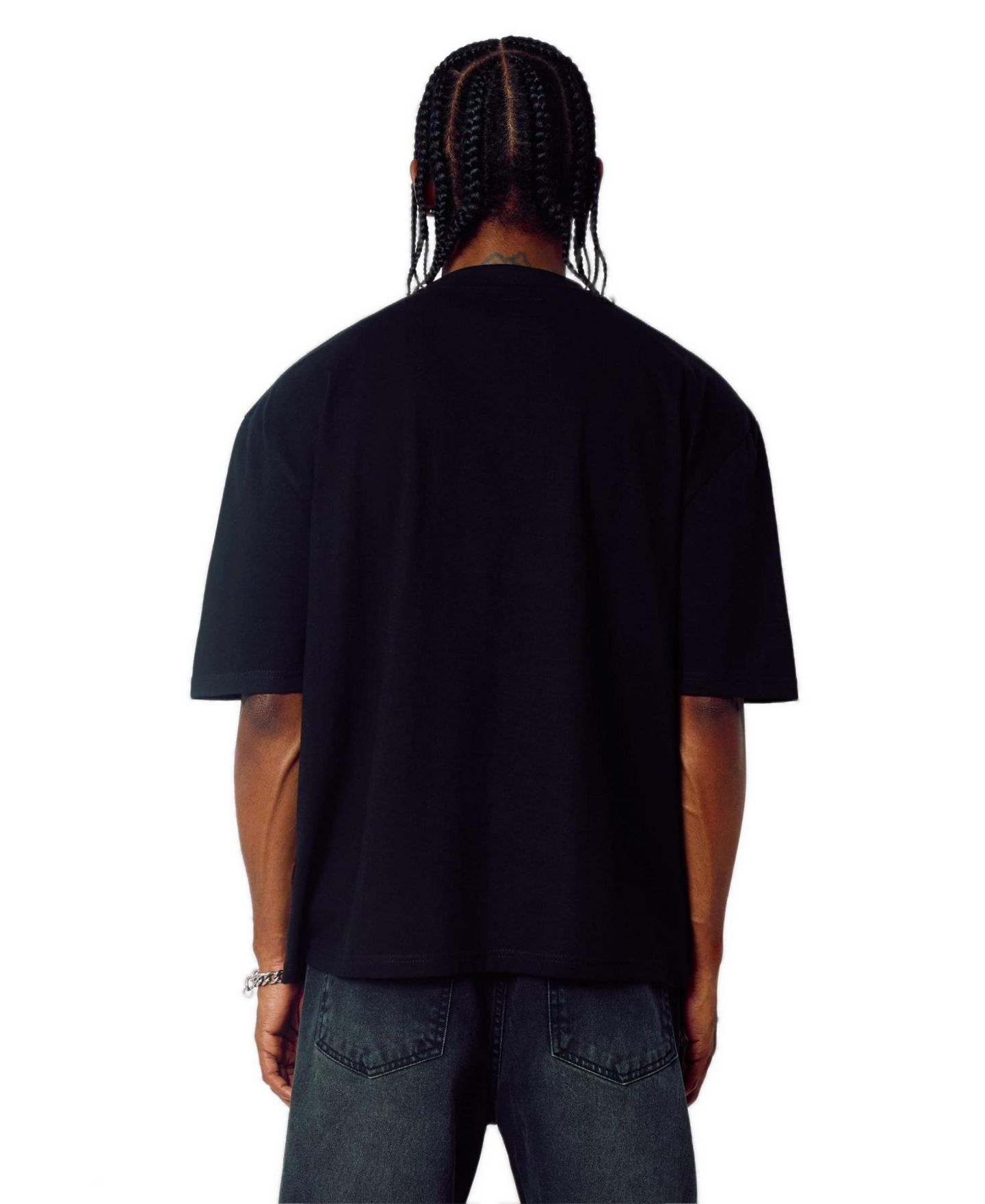 Мужская футболка Reason Teddy Heavy Terry Short Sleeve, цвет: Чёрный — фото 2