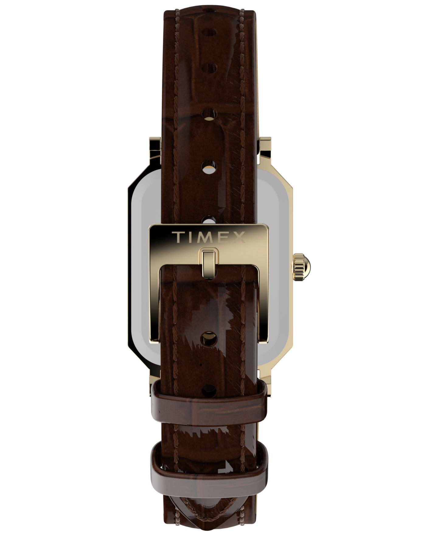 Женские часы Timex Quartz Analog Trend Brown Leather 21mm — фото 3