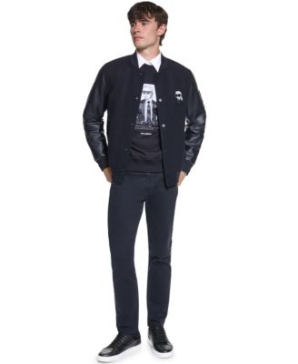 Men's Signature Varsity Regular-Fit Logo Jacket