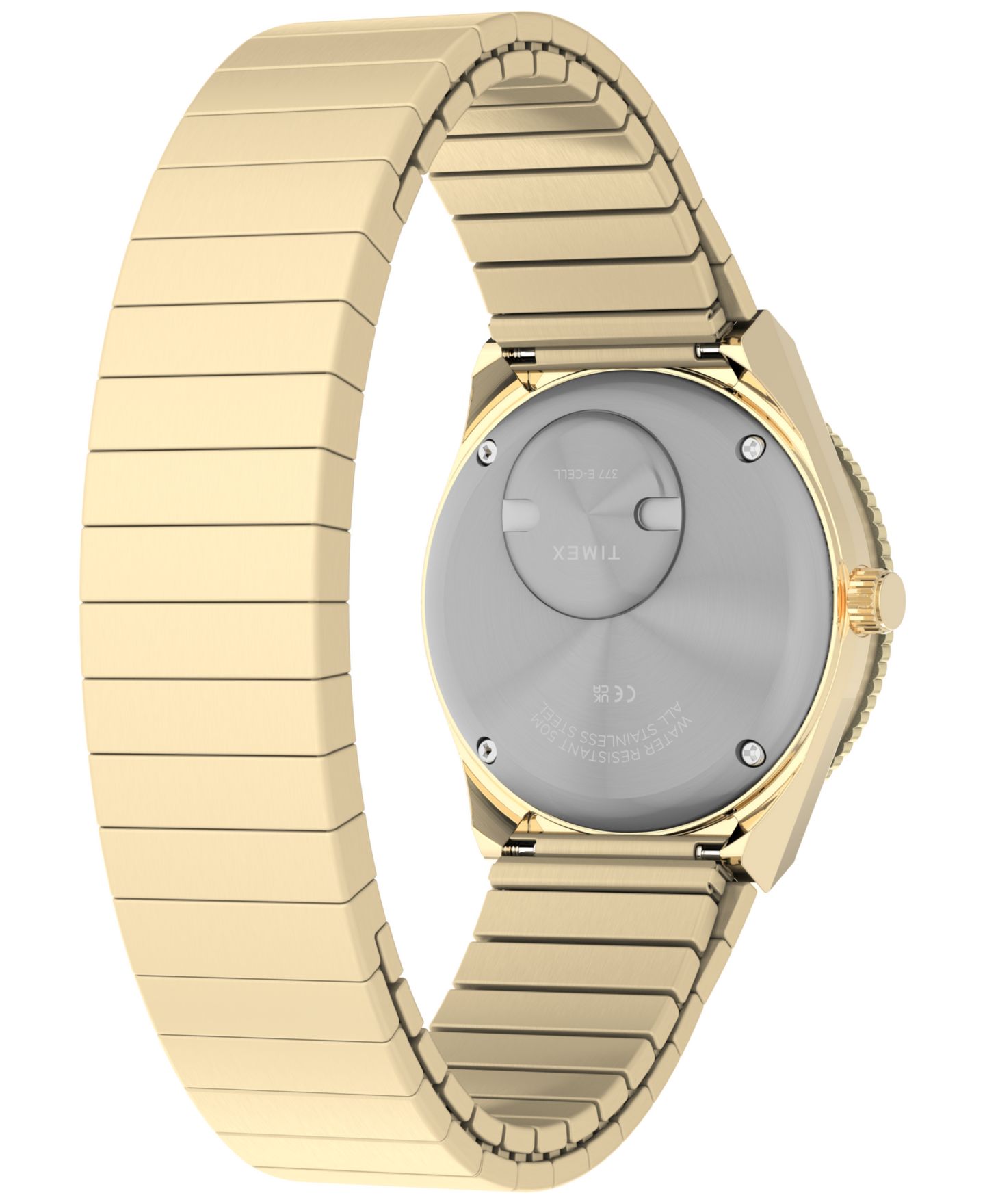 Женские часы Timex Quartz Analog Q Mini Gold-Tone Stainless Steel 30mm — фото 5