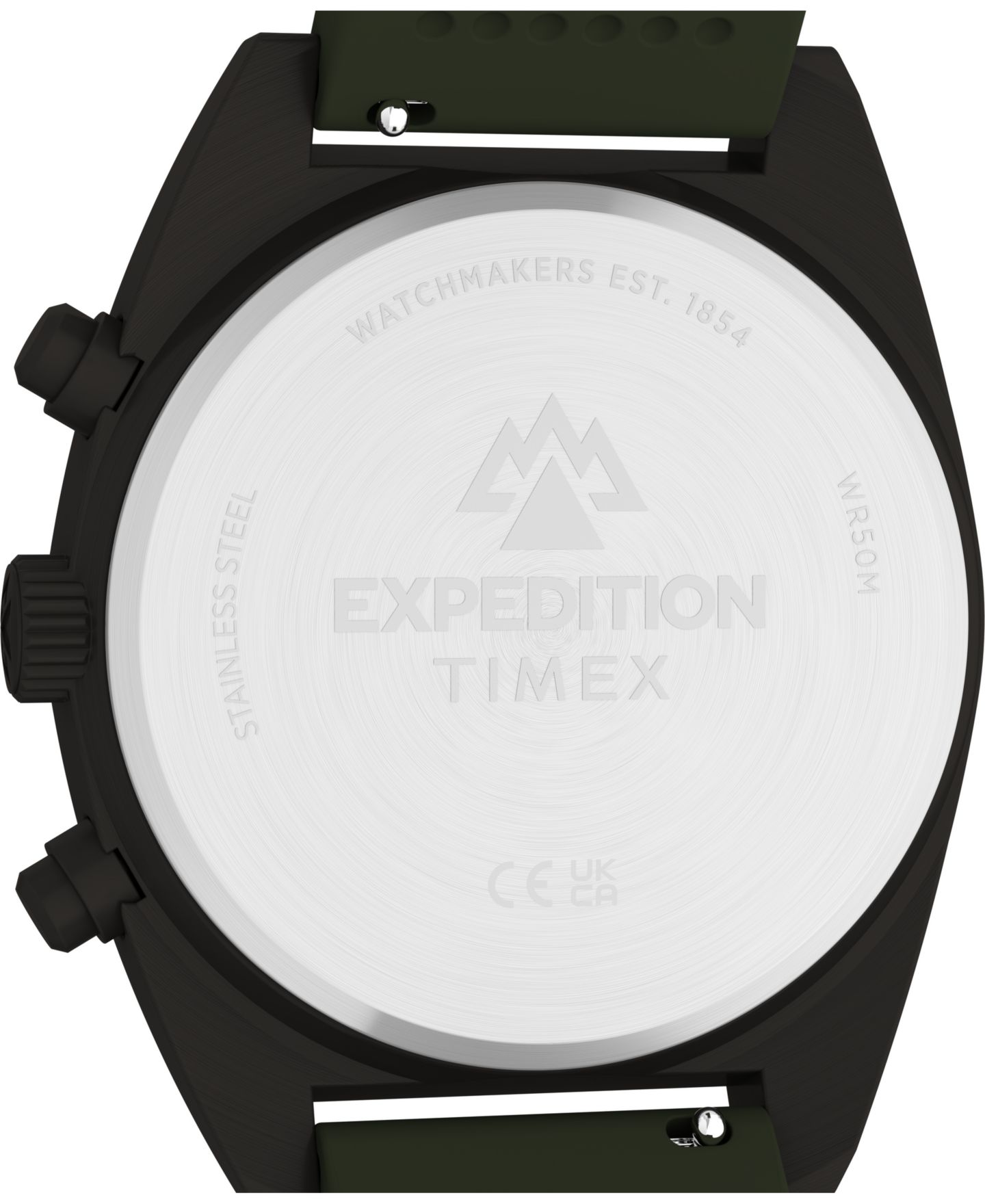 Мужские часы Timex Quartz Capstone Chronograph Green Silicone 41mm — фото 4