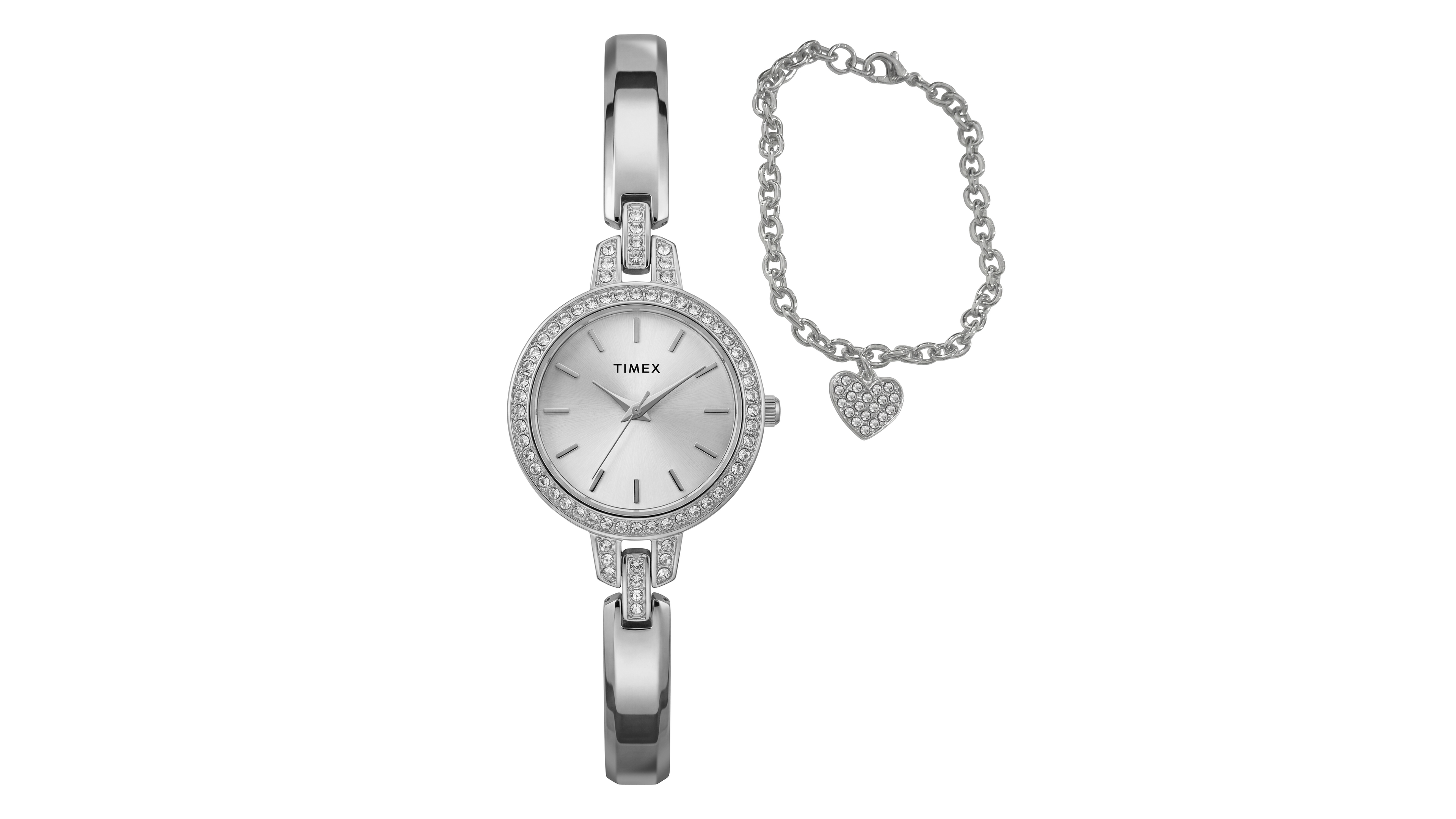 Timex Women's Quartz Aveline Silver-Tone Alloy Watch 28mm
