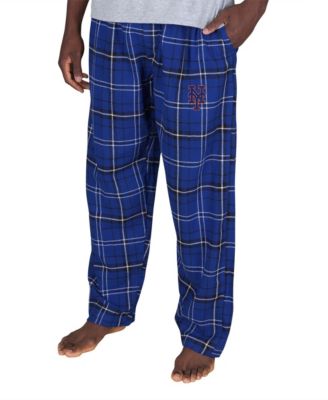 Men's Royal New York Mets Ultimate Plaid Flannel Pajama Pants