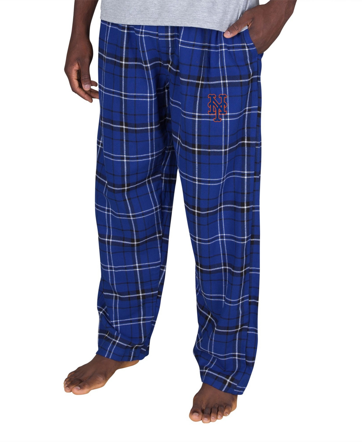 Concepts Sport Men's Royal New York Mets Ultimate Plaid Flannel Pajama Pants