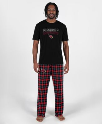 Men's Black Arizona Cardinals Highland Sleep Set