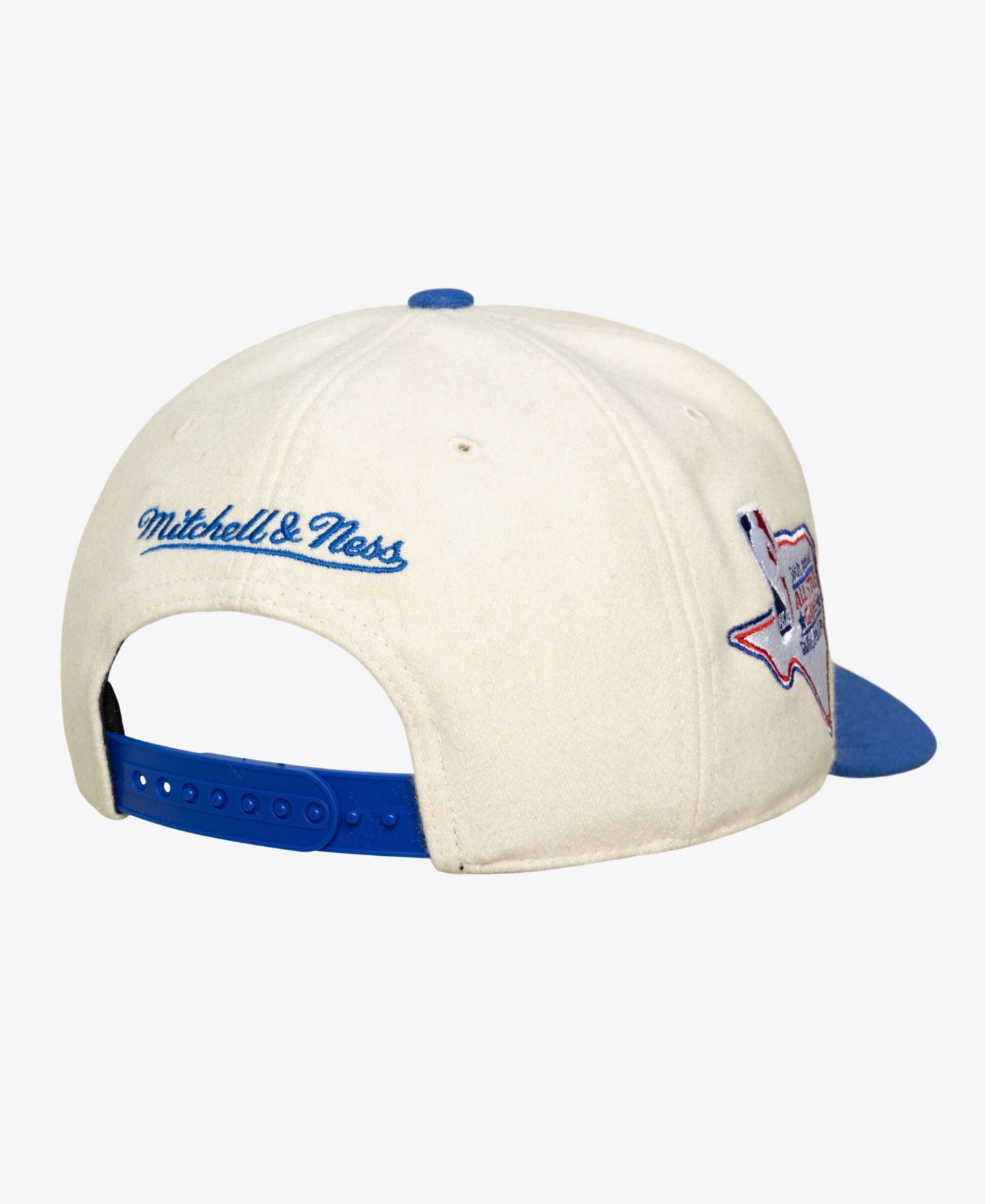 Кепка Mitchell & Ness Cream Dallas Mavericks Cream Team Pro Adjustable Hat — фото 3