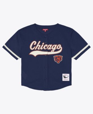 Women's Navy Chicago Bears Retro Roots Baseball Jersey