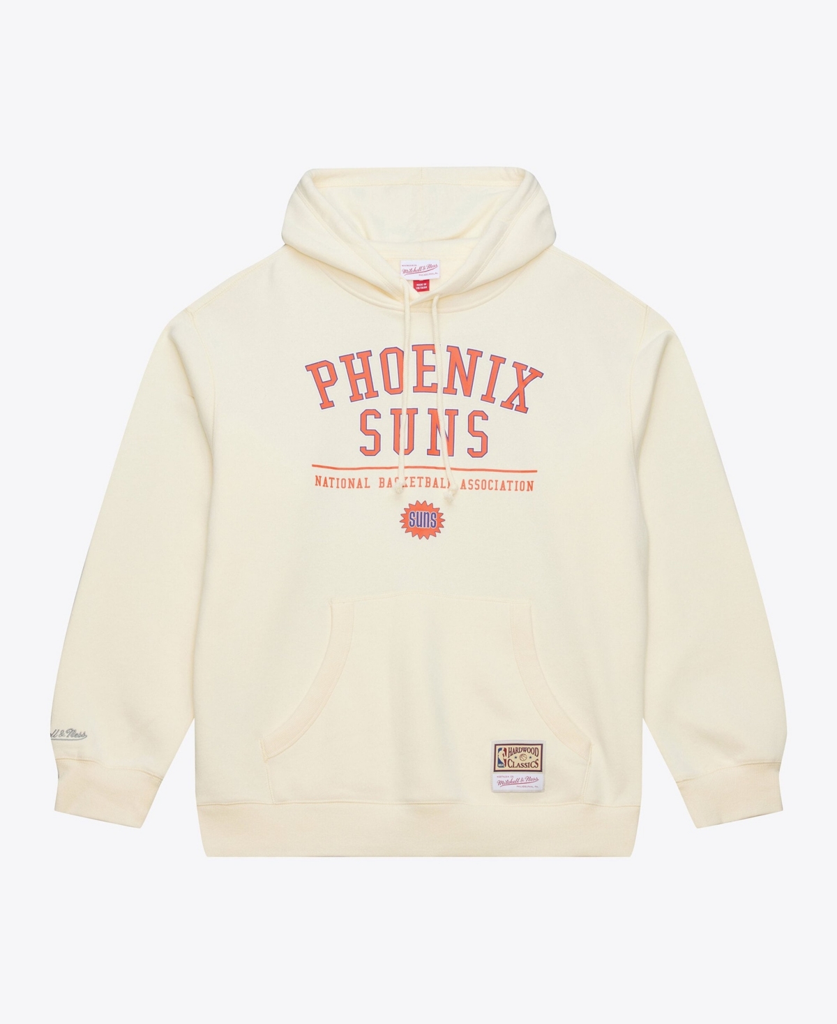 Mitchell & Ness Men's Cream Phoenix Suns Walk-Off Fleece Hoodie - Cream