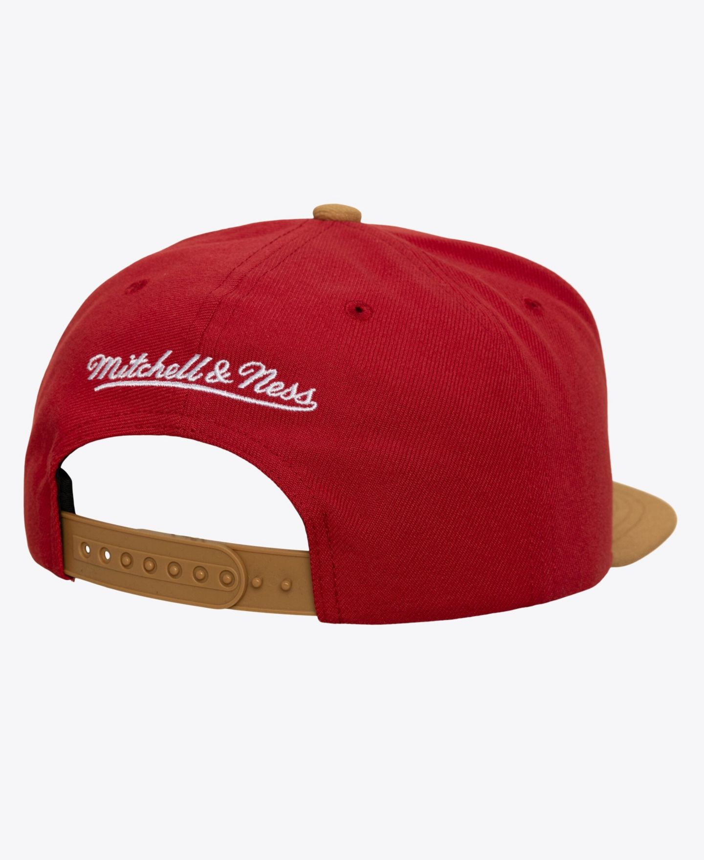 Мужская кепка Mitchell & Ness Red Cleveland Cavaliers Hardwood Classics Legendary Home Snapback Hat — фото 2