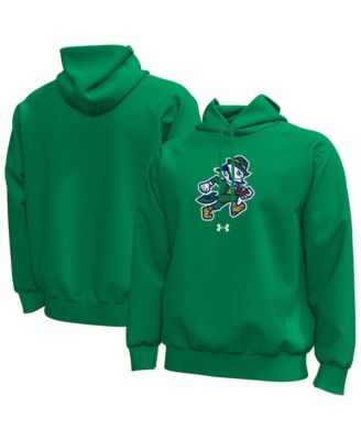 Men's Kelly Green Notre Dame Fighting Irish Core Icon Fleece Pullover Hoodie