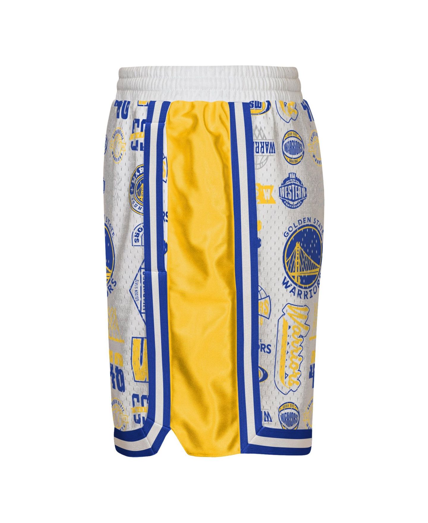 Детские шорты Outerstuff White Golden State Warriors Ball Hog Dazzle Basketball — фото 4