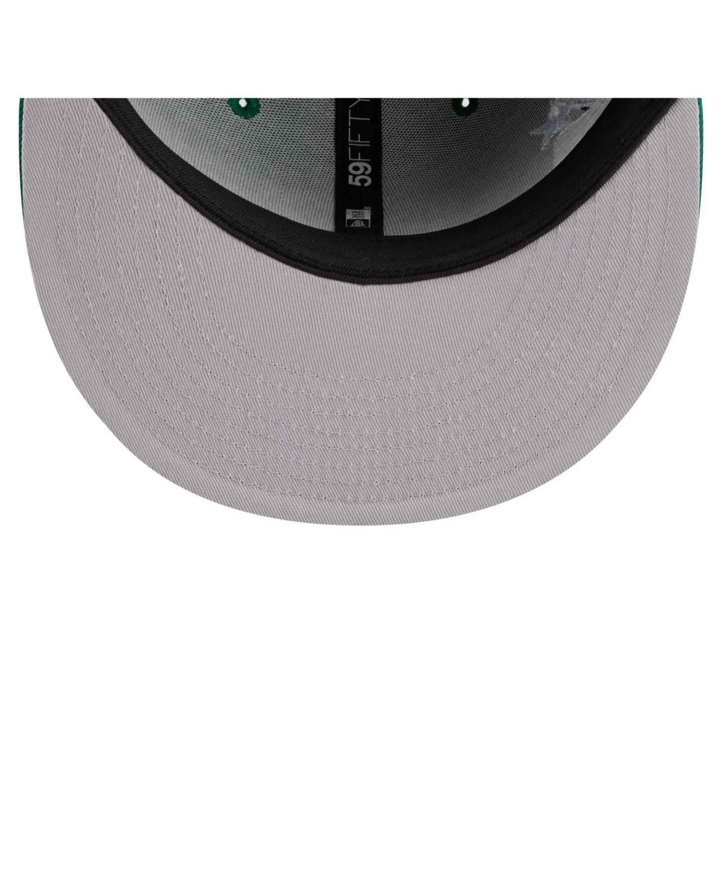 Мужская кепка New Era Kelly Green Boston Celtics Team Collage 59FIFTY Fitted Hat — фото 3