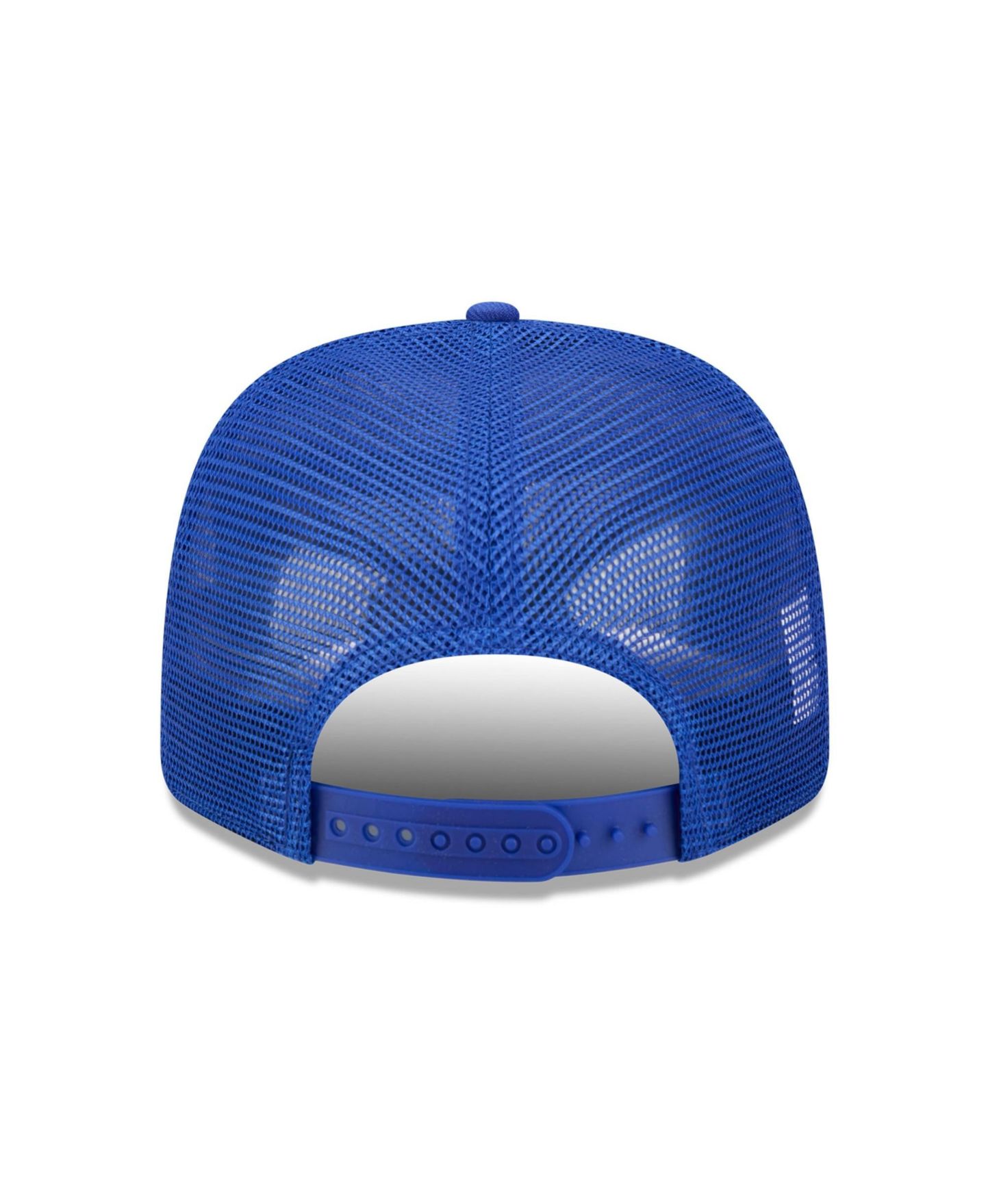 Мужская кепка New Era Blue New York Knicks Tonal 9SEVENTY Adjustable Trucker Hat — фото 4