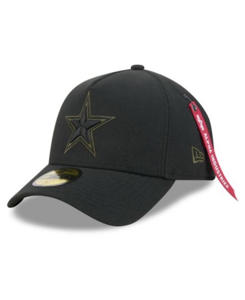 Мужская кепка New Era X Alpha Industries Black Dallas Cowboys A-Frame 59FORTY Fitted Hat
