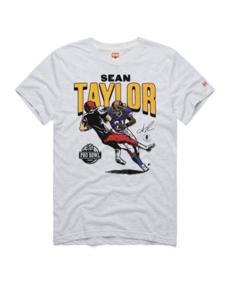 Men's and Women's Sean Taylor Ash Washington Commanders Classic Illustration Tri-Blend T-Shirt
