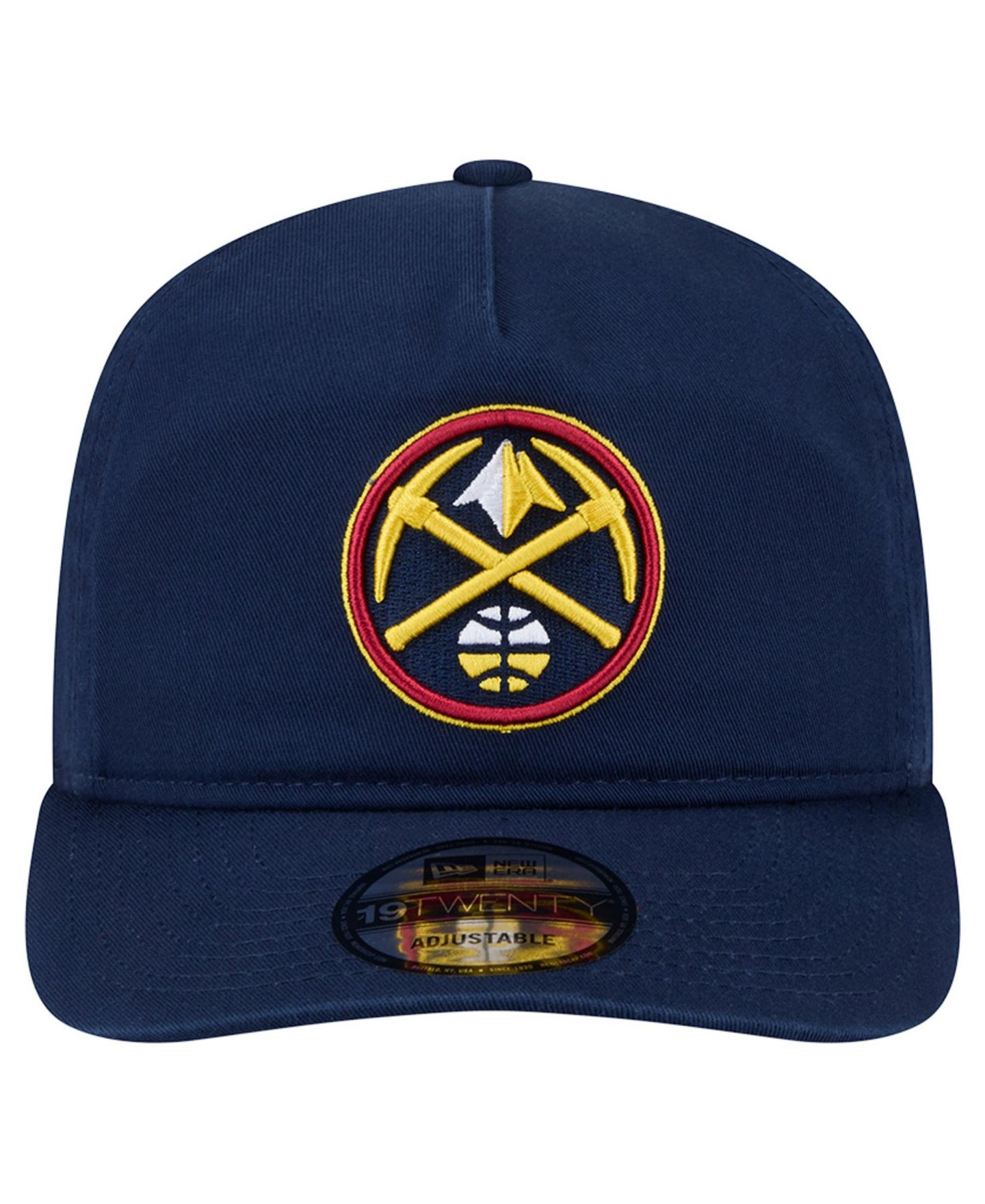 Мужская кепка New Era Navy Denver Nuggets Cotton 19TWENTY Adjustable Hat — фото 4