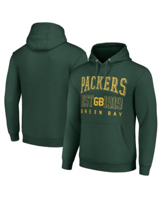 Men's and Women's Green Bay Packers Throwback Logo Pullover Hoodie