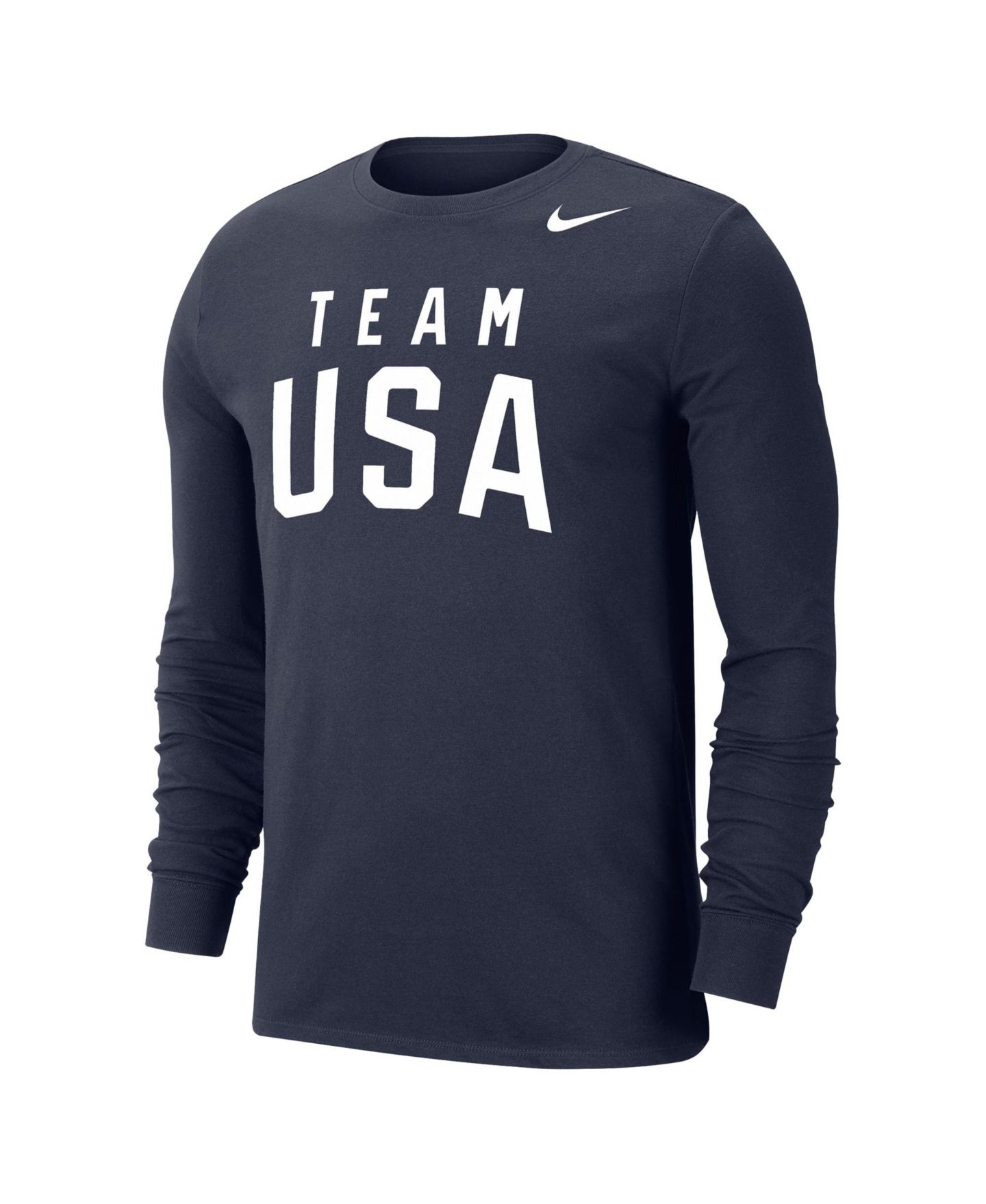 Мужская футболка Nike Navy Dri-FIT Long-Sleeves — фото 2