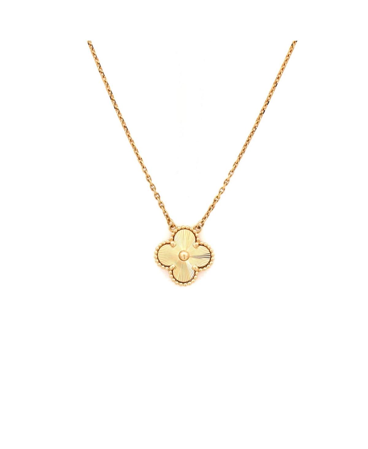 Pre-Owned Van Cleef and Arpels Vintage Alhambra Pendant Necklace - 18k yellow gold