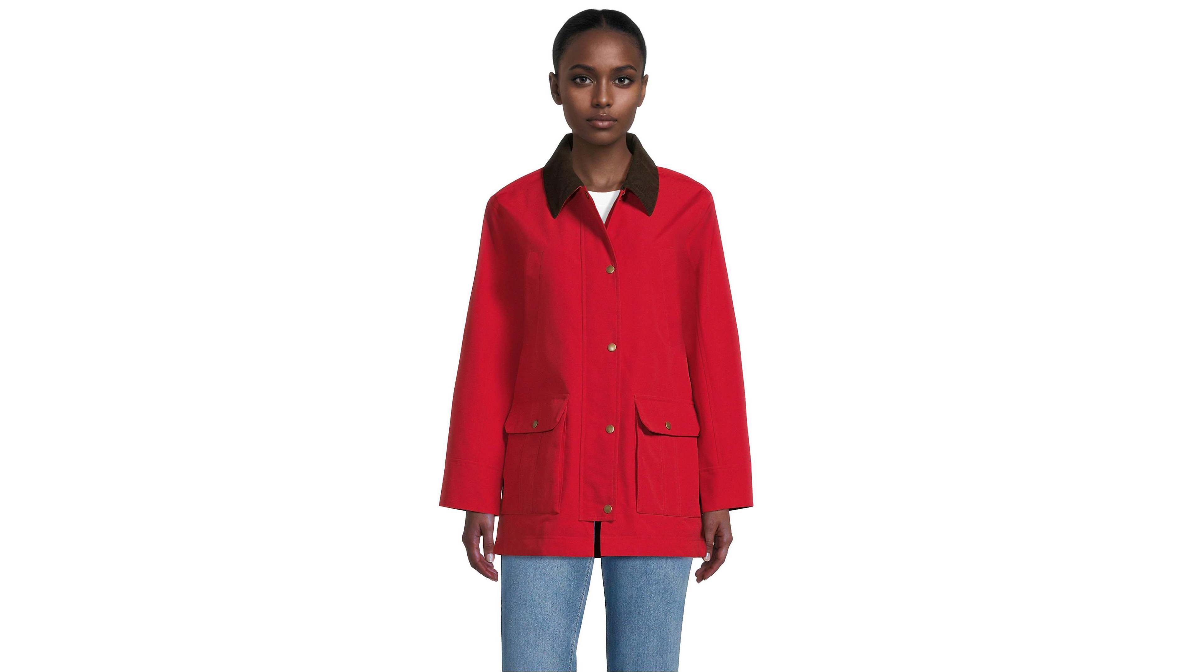 Lands' End Women's Squall Waterproof Barn Jacket