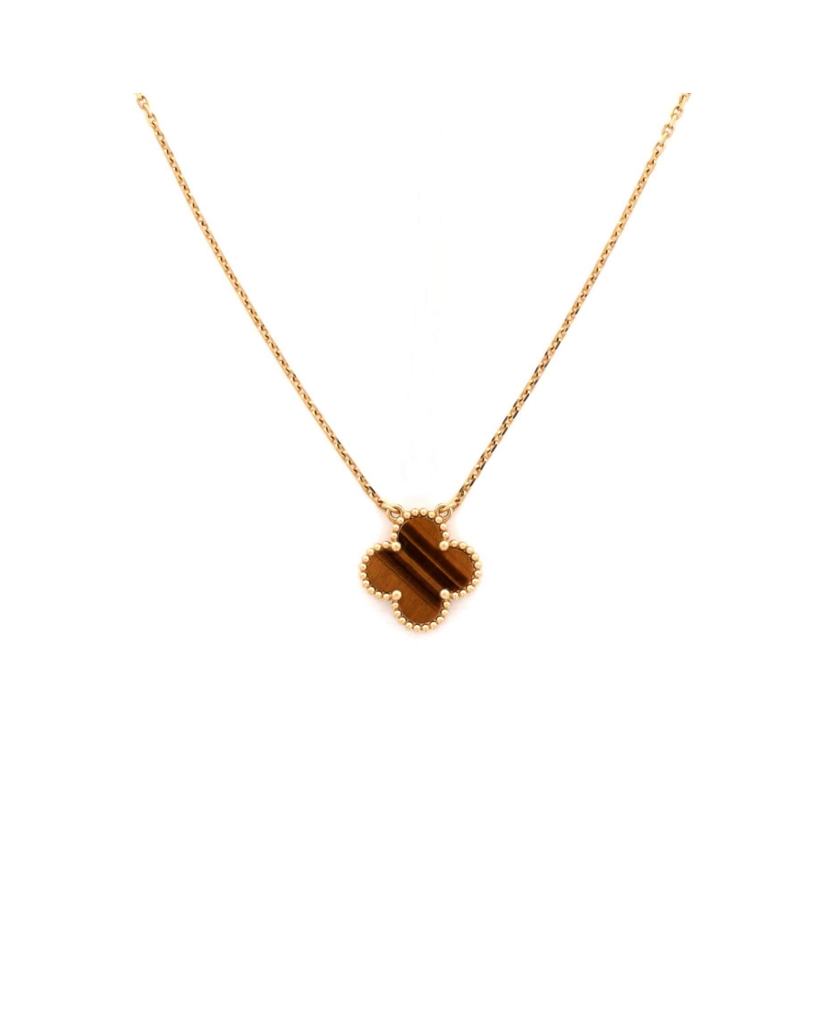 Pre-Owned Van Cleef and Arpels Vintage Alhambra Pendant Necklace - 18k yellow gold
