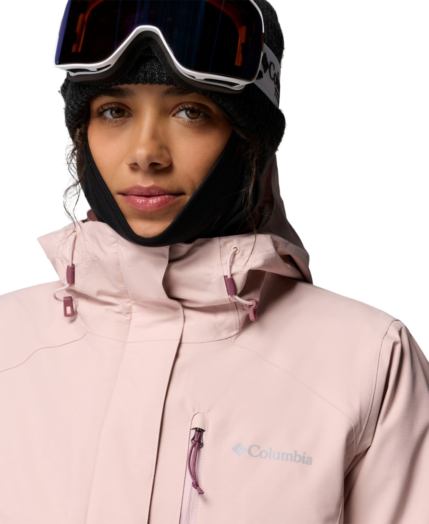 Женская куртка Columbia Whirlibird V Interch 3-in-1 Waterproof, цвет: Чёрный — фото 39
