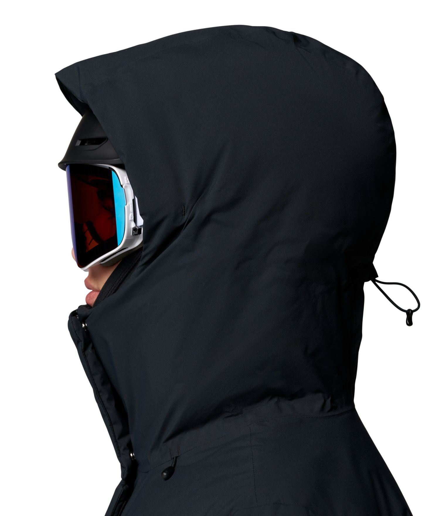 Женская куртка Columbia Roffe Ridge Hooded Down Puffer, цвет: Чёрный — фото 3