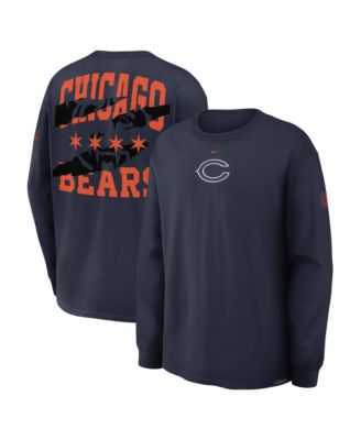 Men's Navy Chicago Bears 2026 Rivalries Collection Max90 Long Sleeve T-Shirt