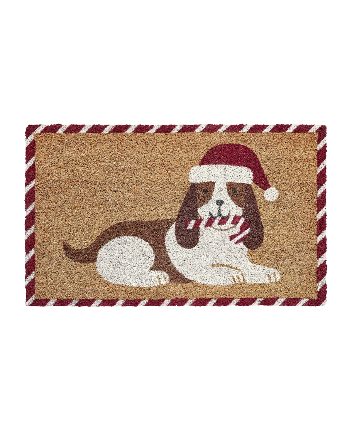Hallmark Holiday Dog Outdoor Coir Doormat, 18" x 30" - Multi