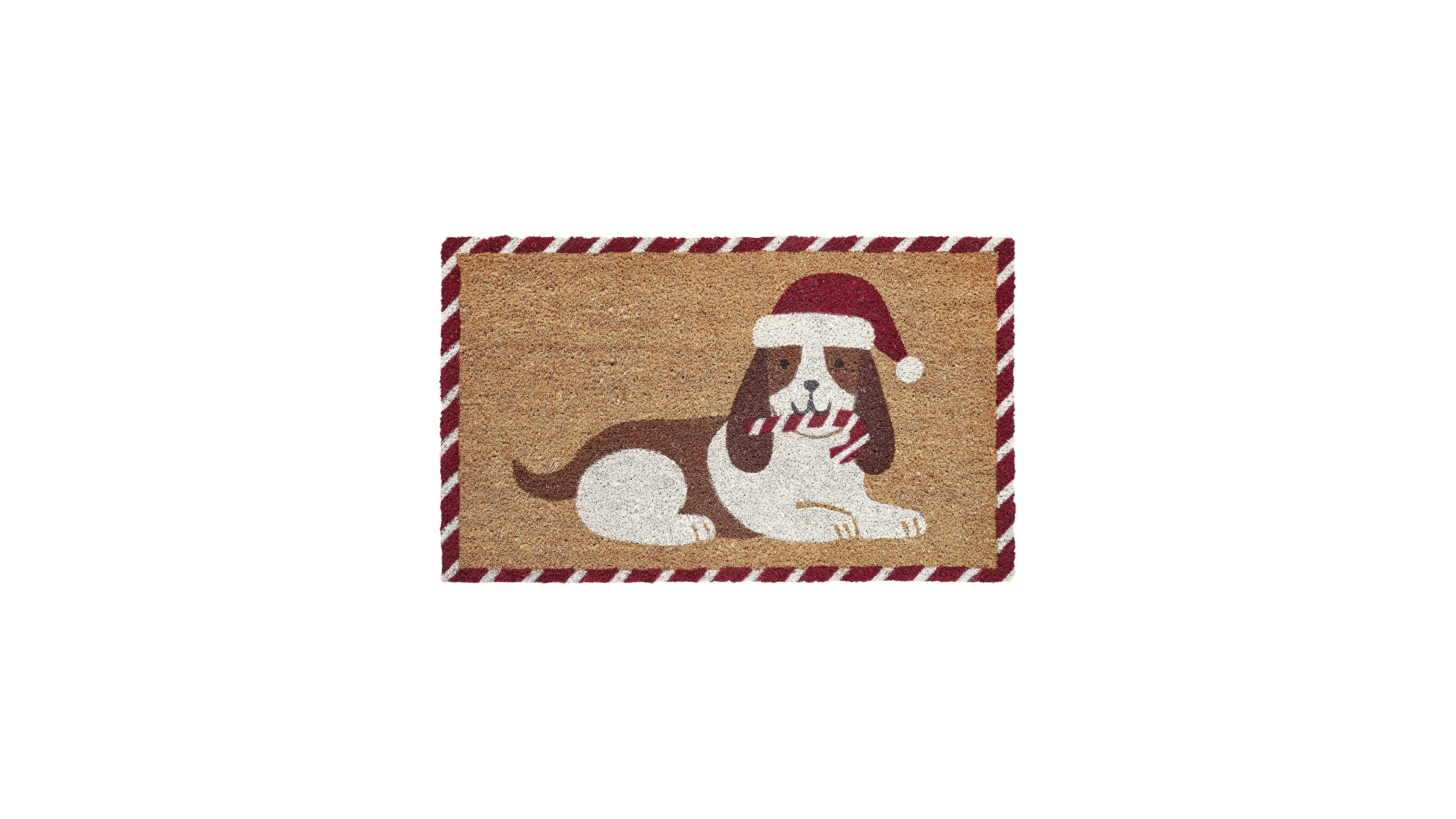 Hallmark Holiday Dog Outdoor Coir Doormat, 18" x 30"