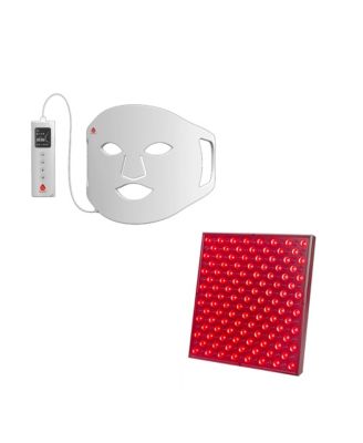 2-in-1 Light Therapy System Facial LED Mask and Full-Body Panel