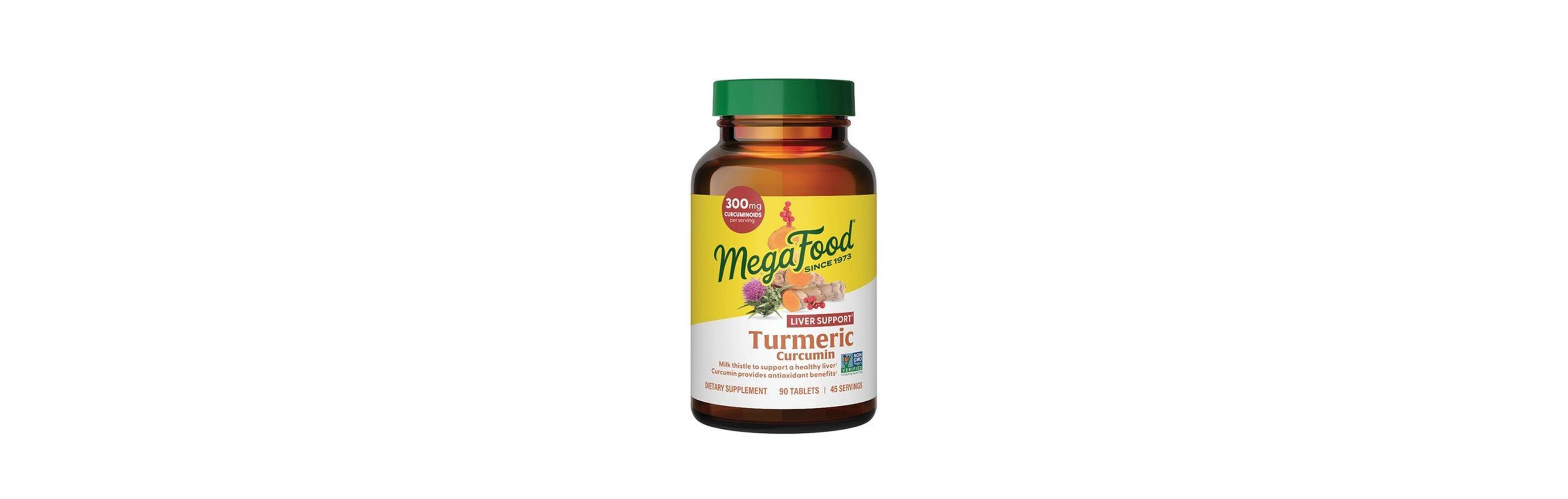 MegaFood Turmeric Strength for Liver, 90 Tabs