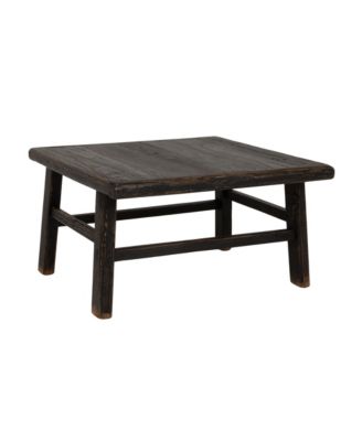 Elm Wood Square Coffee Table