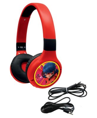 Ladybug Cat Noir Wireless Foldable Over-Ear Headphones