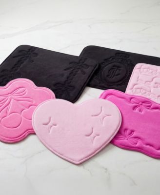 Bow Lattice Quilted Memory Foam Bath Mat