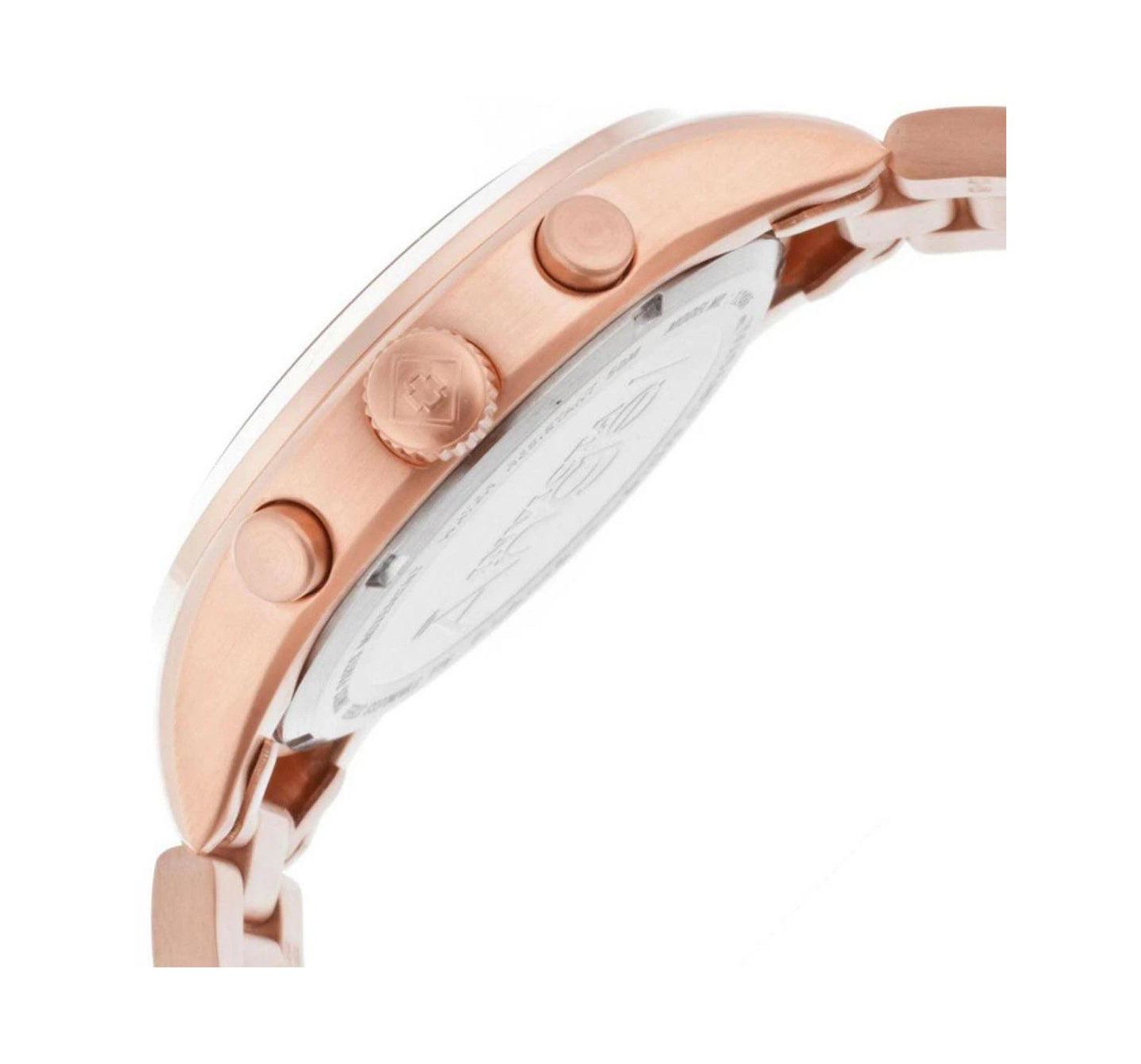 Женские часы Invicta Quartz Angel Chronograph Rose Gold-Tone Stainless Steel, 40mm, цвет: Розовое золото — фото 2